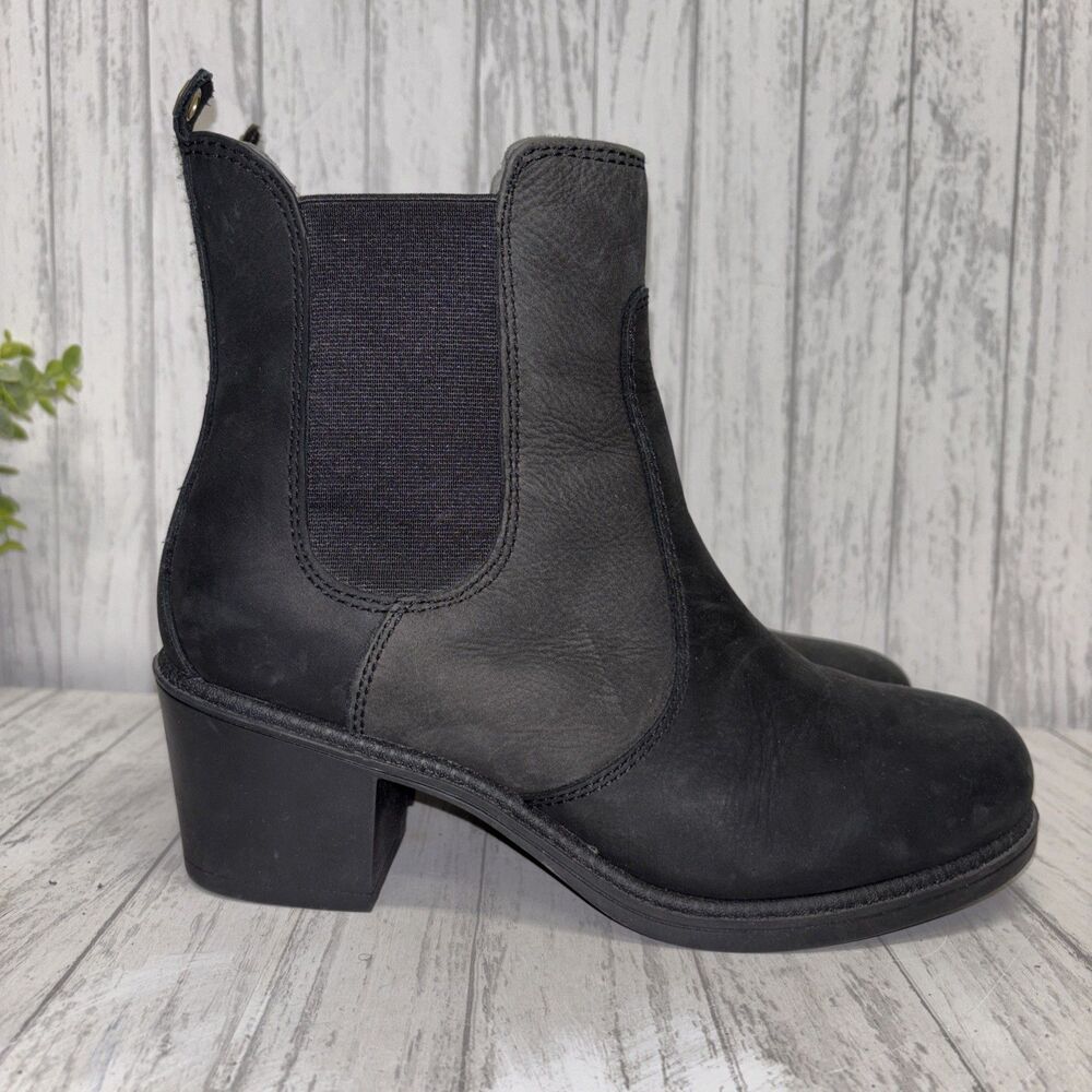 Womens Size 8.5 Kodiak Henna Boots Black EUC